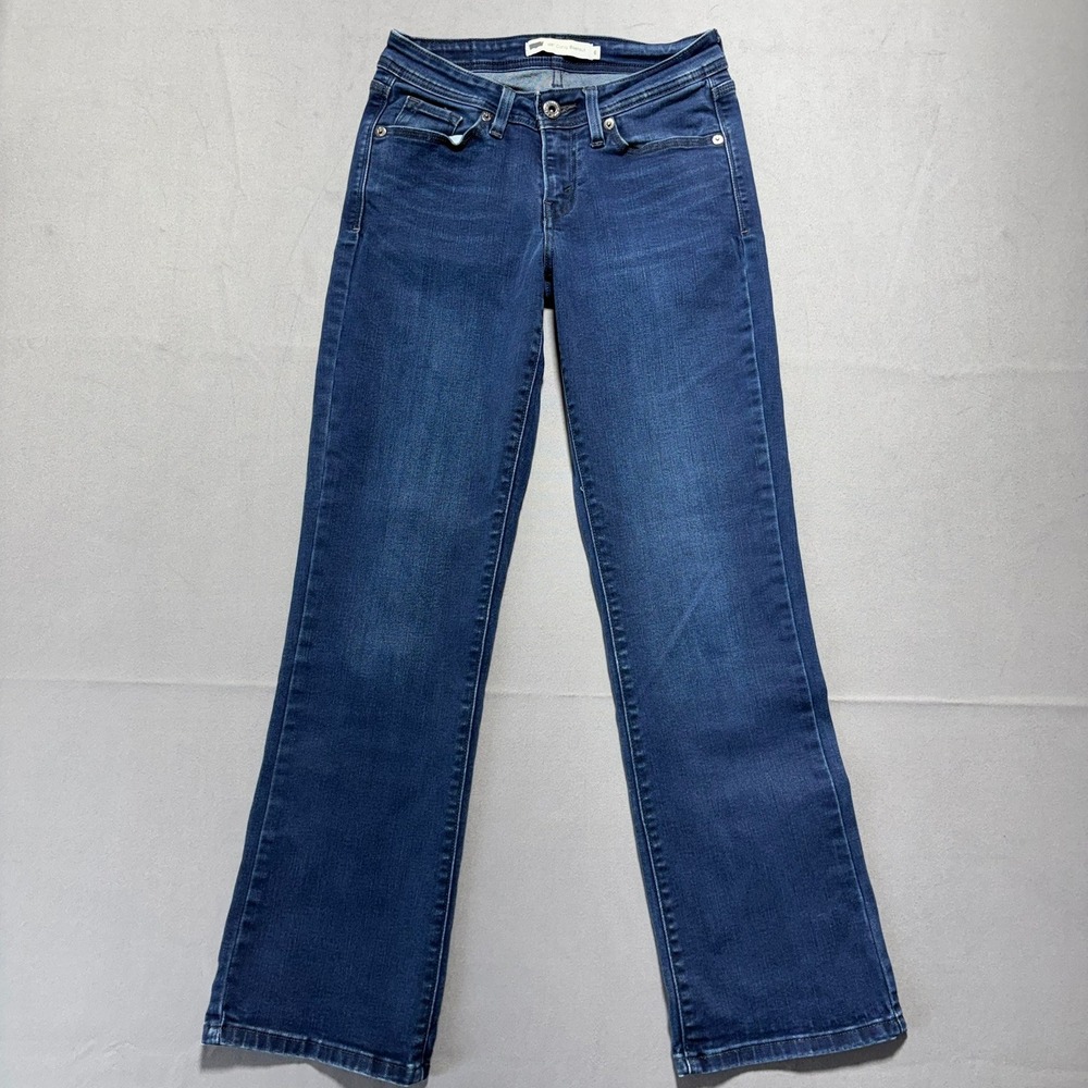 Levis 529 Curvy Bootcut Jeans Dark Wash Stretch Denim Womens Size 6M W28 L32